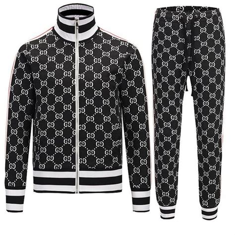 gucci track suit mens|Gucci tracksuit men's price.